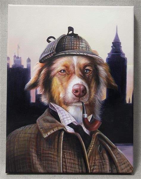 The Sherlock Painting Design Sherlock Holmes Painting Splendid Beast