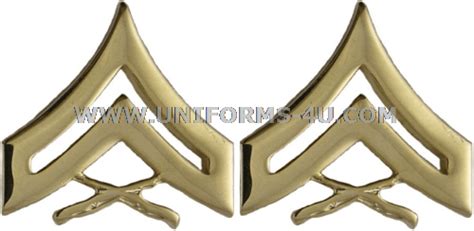 Usmc Corporal Metal Chevrons