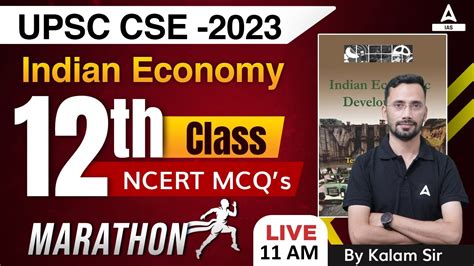 Upsc Cse 2023 Indian Economy 12th Class Ncert Mcqs Upsc Preparation Online Classes By Kalam