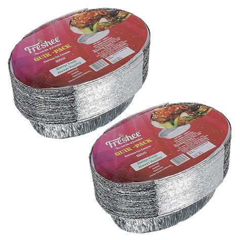 Buy Freshee Aluminium Foil Container For Food Packing With Lid