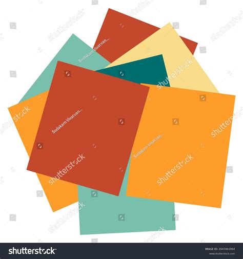 Origami Colorful Paper Stack Colored Paper Stock Vector (Royalty Free ...