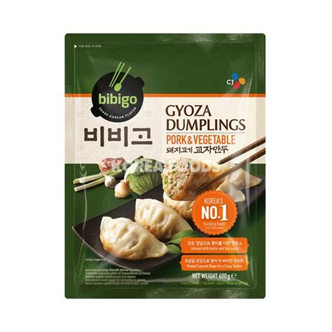 Bibigo Pork Veggie Gyoza Dumpling 600g Gyoza Korea Foods