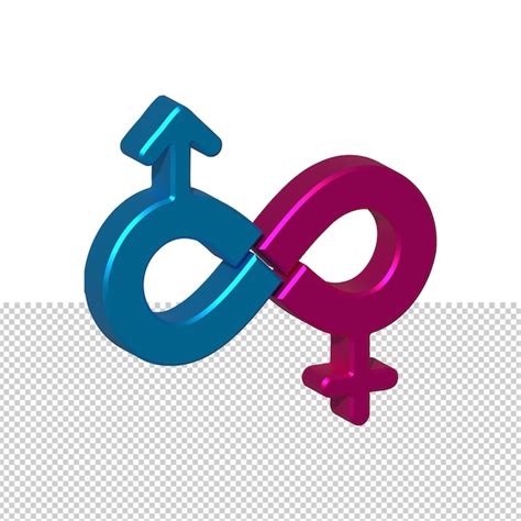 Premium Vector Gender Reveal 3d Symbol