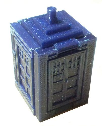 3D Printed Foldable Tardis by MakeALot | Pinshape