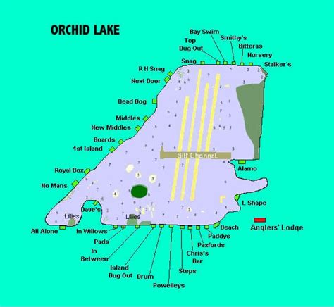 Orchid Lakes Map Session Carp Fishing Fishing Forums From Anglers Net