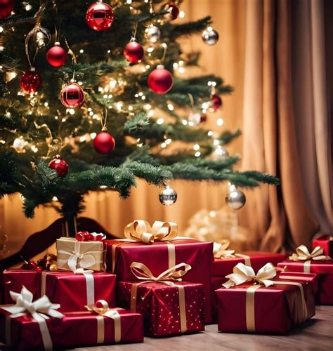 Gifts Christmas Tree Free Stock Photo Public Domain Pictures