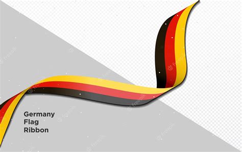 Premium Vector Professional Germany Flag Ribbon Vector Template Design