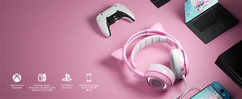 Somic G951s Pink Stereo Gaming Headset With Mic For Ps4 Xbox One Pc