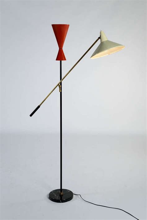 Exquisite 50s Double Arm Floor Lamp At 1stDibs 50s Floor Lamp