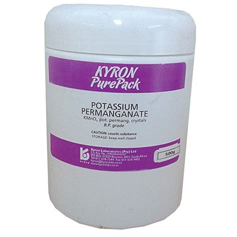 Potassium Permanganate 500g Crystals Kyron Cura Pharm