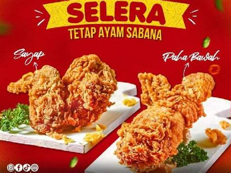 Daftar Harga Menu Delivery Sabana Fried Chicken Sumber Wuni Malang