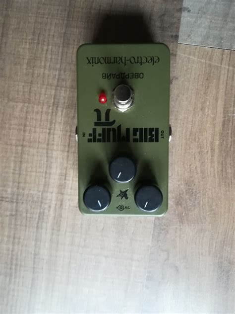 Green Russian Big Muff Pi Electro Harmonix Audiofanzine