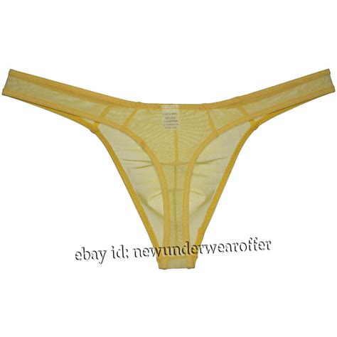 Men Posing Thongs T Back Underwear Sheer Mesh Strap Micro Bikini Cheeky Tangas Ebay