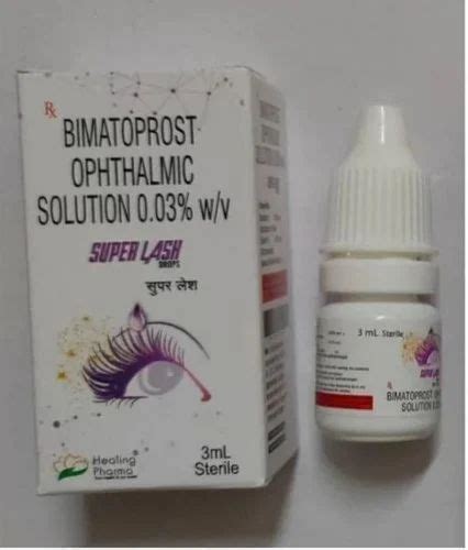 Bimatoprost Ophthalmic Eye Lash Drop Packaging Type Bottle At Rs 500