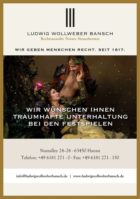 LWB ist Hauptsponsor der Brüder Grimm Festspiele Hanau Ludwig