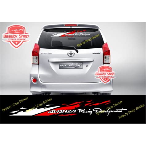 Stiker Avanza Kaca Sticker Cutting Mobil Toyota Avanza Veloz Kaca Depan