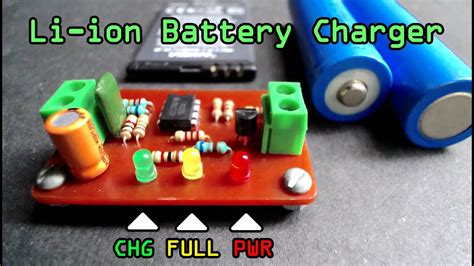 3 7V Smart Li Ion Battery Charger Using LM358N YouTube