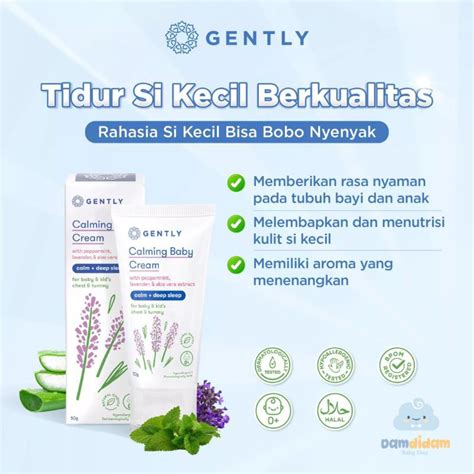 Jual Gently Calming Baby Cream 50 Gr Krim Penghangat Dan Pereda Kolik