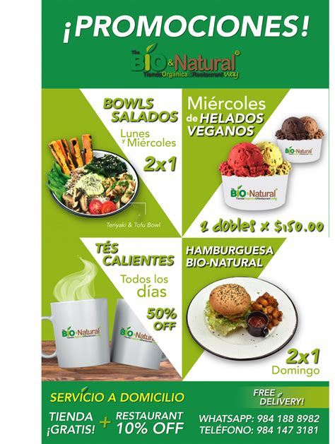 Promociones Marzo Tabloide Bio Natural Tienda Organica Y Restaurante