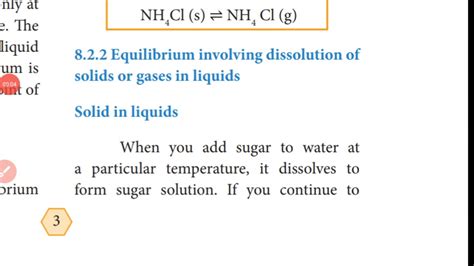 Equilibrium involving dissolution of solids and gases in liquids - YouTube