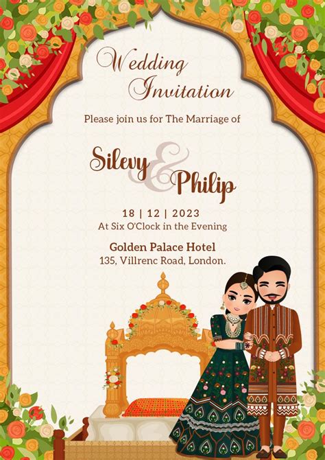 Greatest Traditional Wedding Invitation Template