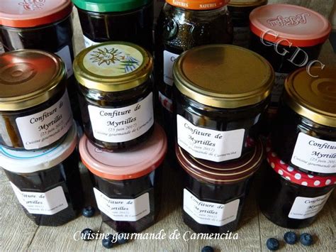 Confiture De Myrtilles Cuisine Gourmande De Carmencita