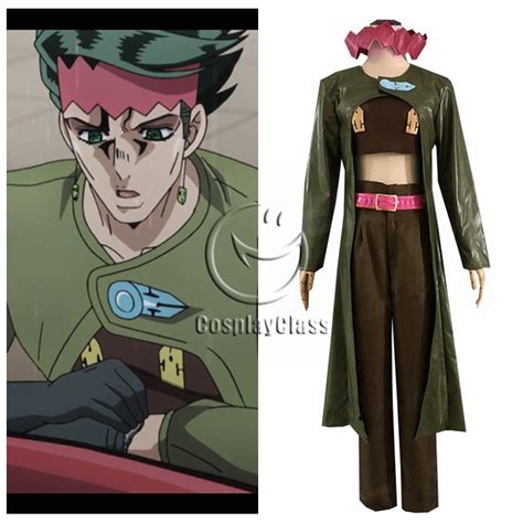 JoJo`s Bizarre Adventure Kishibe Rohan Cosplay Costume - CosplayClass