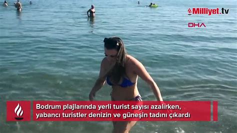 Bodrumdaki Plajlar Yabanc Turistlere Kald Dailymotion Video