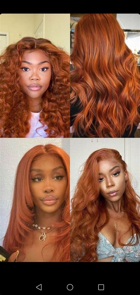 Red Hair Color For Brown Skin