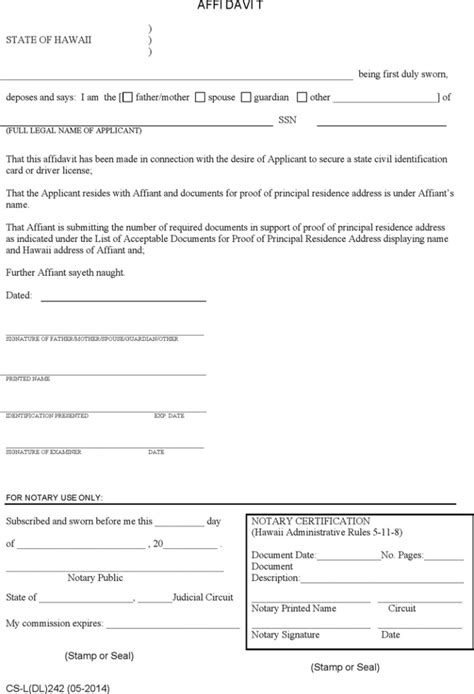 Affidavit For Divorce Form Ontario Affidavitform Net