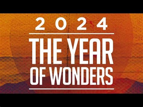 The Year Of Wonders Crossover Service 2023 Apostle Donald Benedict