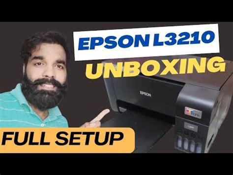 Epson L3210 Printer Unboxing With Full Information Epson Printer