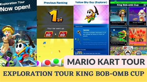 Mario Kart Tour Exploration Tour King Bob Omb Cup Youtube