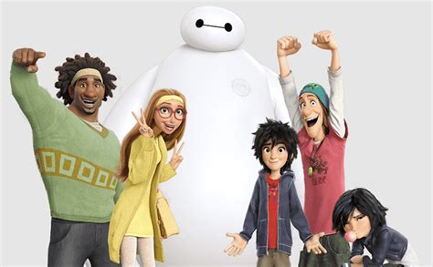 Gogo Tomago Tadashi Hamada Honey Lemon Hiro Hamada Baymax Big Hero