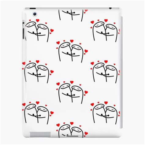 Funda Y Vinilo Para IPad Flork Amor Abrazo Meme Pegatinas De