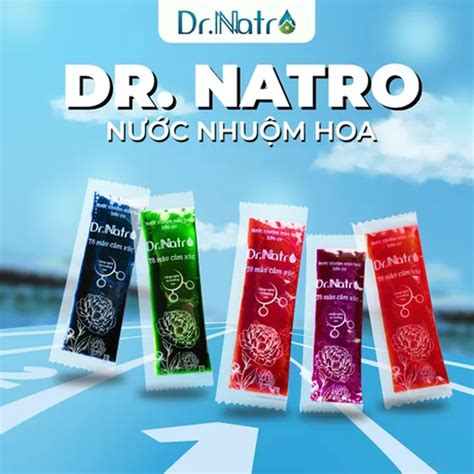 Nước Nhuộm Màu Hoa Dr Natro 1 Bọc 20 Gói Tô Màu Cảm Xúc