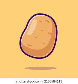 Potato Vegetable Cartoon Vector Icon Illustration Stock Vector Royalty