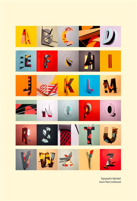 Typographical Alphabet Behance