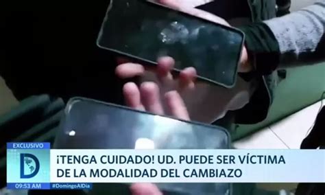 Tenga cuidado Puedes ser víctima de la modalidad del cambiazo