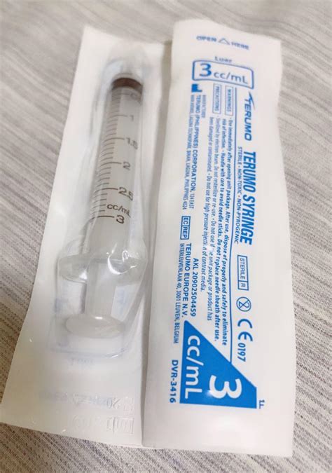 Cc Ml Terumo Hypodermic Syringes Without Needle Health Nutrition