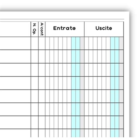 Registro Di Cassa Entrate Uscite A4 Spiralato 100 Pagine 50 Fogli 21x30