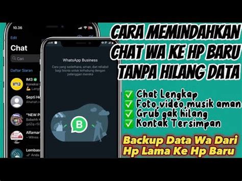 Cara Memindahkan Whatsapp Dari Hp Lama Ke Hp Baru Tanpa Menghilangkan