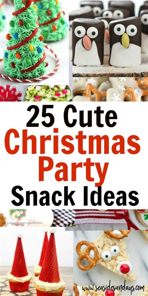 25 Cute Christmas Party Snack Ideas For Kids