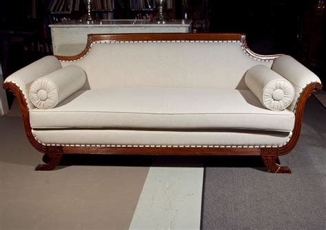 Fabulous Duncan Phyfe Style Sofa All New Upholstery Sofa Makeover