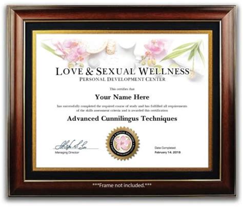 Oral Sex Certificate Diploma College Dorm Garage Man Cave Office Bedroom T Ebay