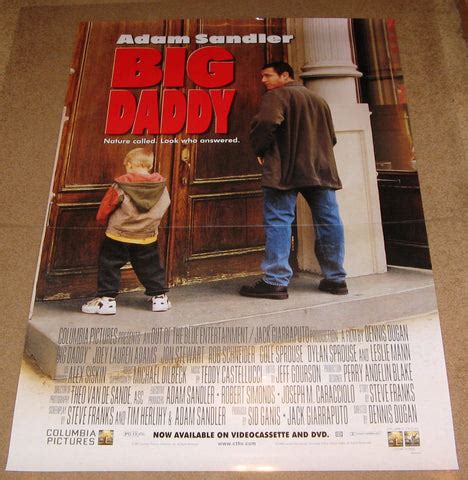 Big Daddy Movie Poster 27x40 Used Adam Sandler – Mason City Poster Company