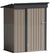 Amazon Flamaker Storage Shed Outdoor Metal Garden Shed With