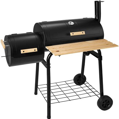 BillyOh Charcoal BBQ Grill With Smoker Barbecue Offset Steel Barrel