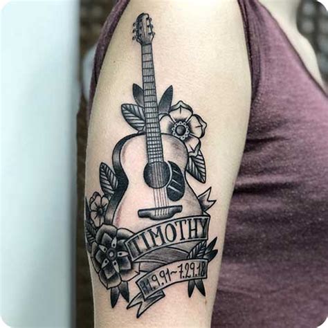 100 Amazing Guitar Tattoo Ideas To Inspire Your Next Design