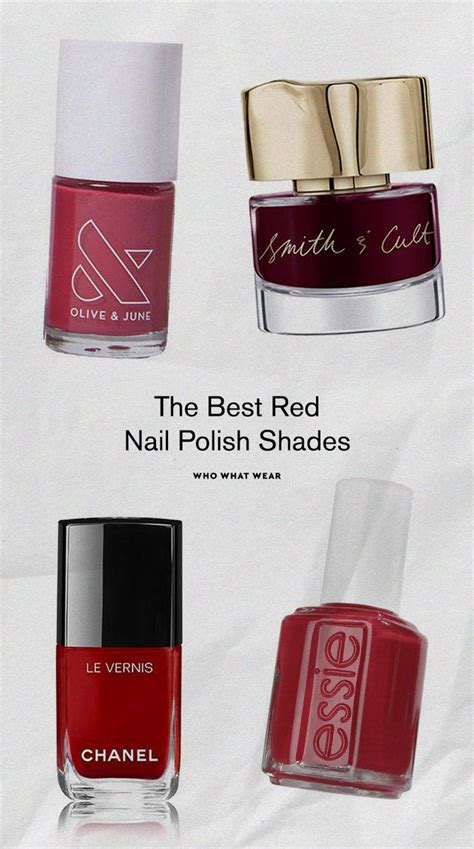 26 Of The Best Red Nail Polishes Of All Time Red Nail Polish Red